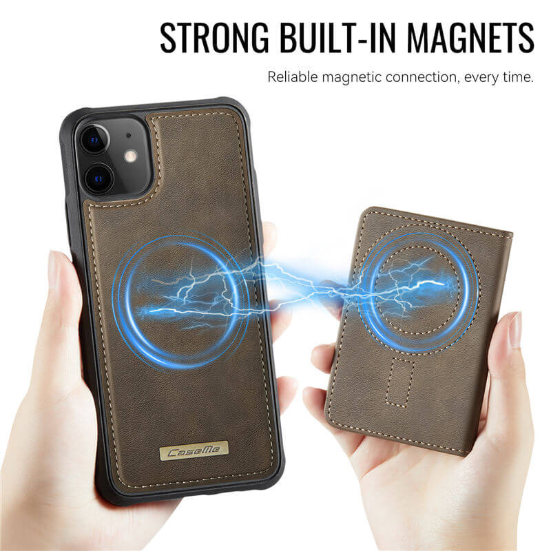 CaseMe iPhone 12 Pro Max 2-in-1 Magnetic Wallet Case
