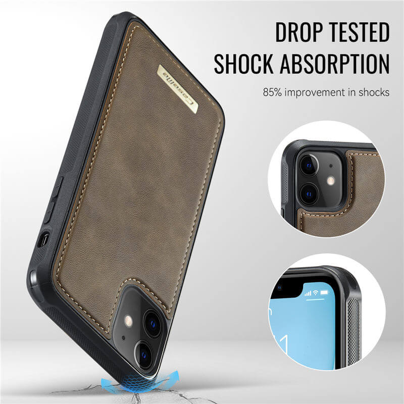 CaseMe iPhone 12 Pro Max 2-in-1 Magnetic Wallet Case