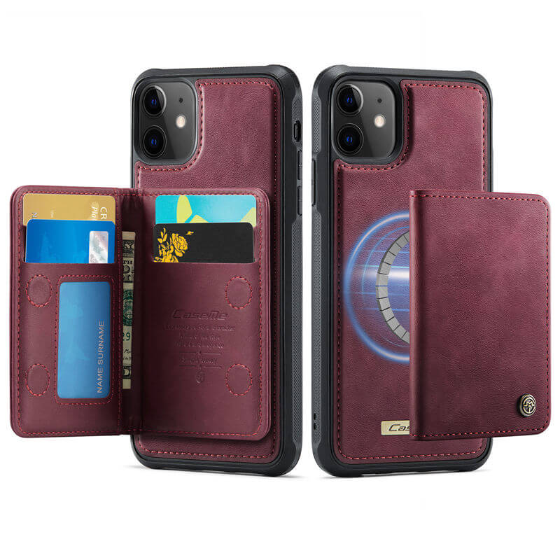 CaseMe iPhone 12 Pro Max 2-in-1 Magnetic Wallet Case
