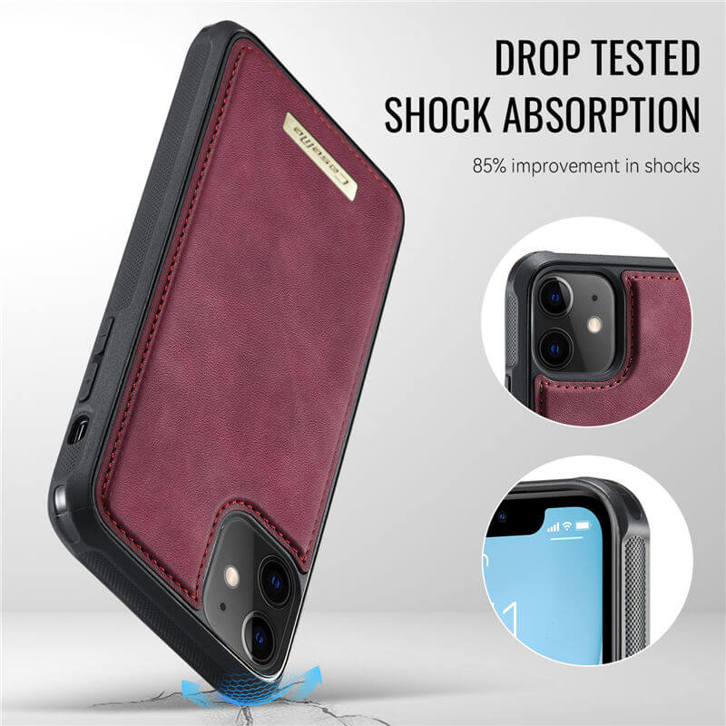 CaseMe iPhone 12 Pro Max 2-in-1 Magnetic Wallet Case