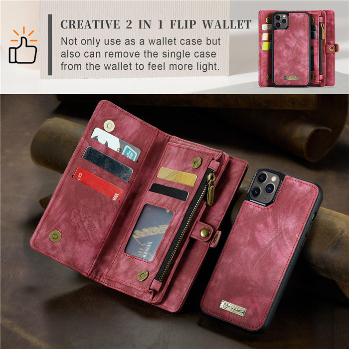 CaseMe iPhone 12 Pro Wallet Case with Wrist Strap