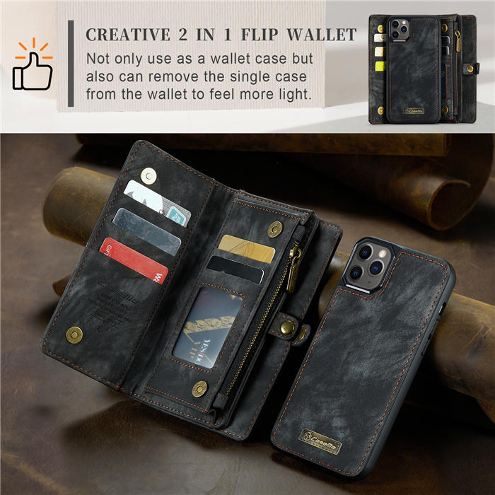 CaseMe iPhone 12 Pro Max Wallet Case with Wrist Strap