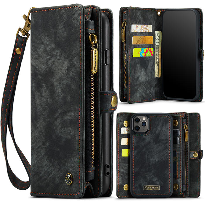 CaseMe iPhone 12 Pro Max Wallet Case with Wrist Strap