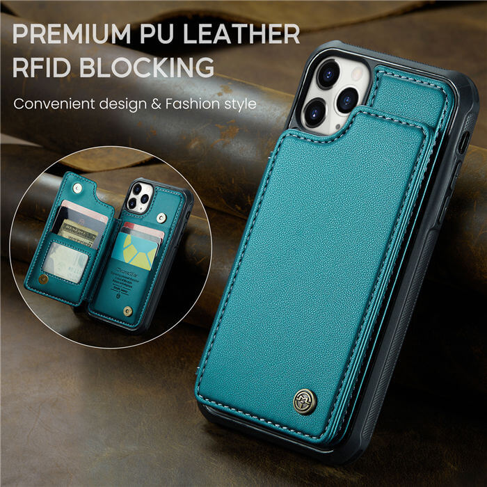 CaseMe iPhone 11 Pro Max RFID Blocking Card Holder Case