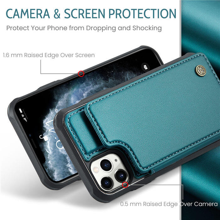 CaseMe iPhone 11 Pro Max RFID Blocking Card Holder Case