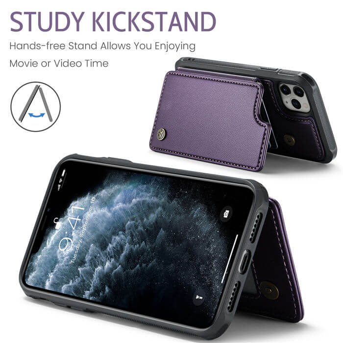CaseMe iPhone 11 Pro Max RFID Blocking Card Holder Case