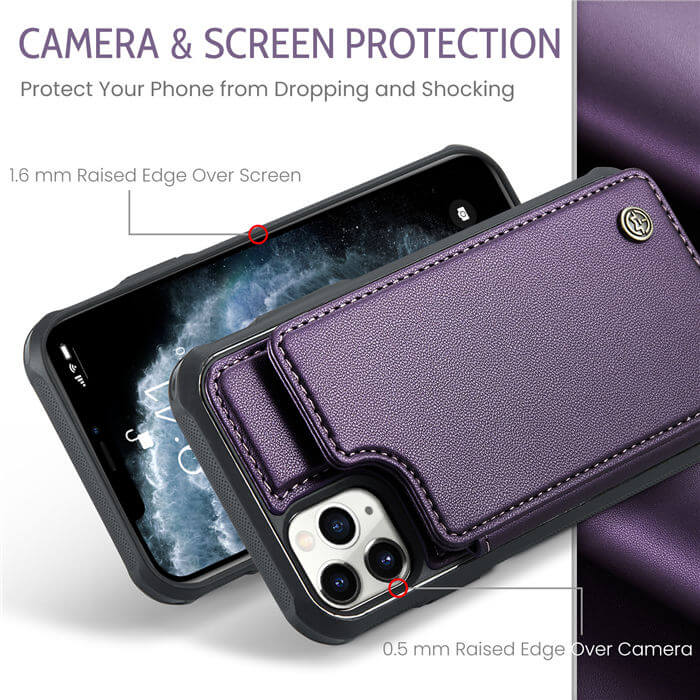 CaseMe iPhone 11 Pro Max RFID Blocking Card Holder Case
