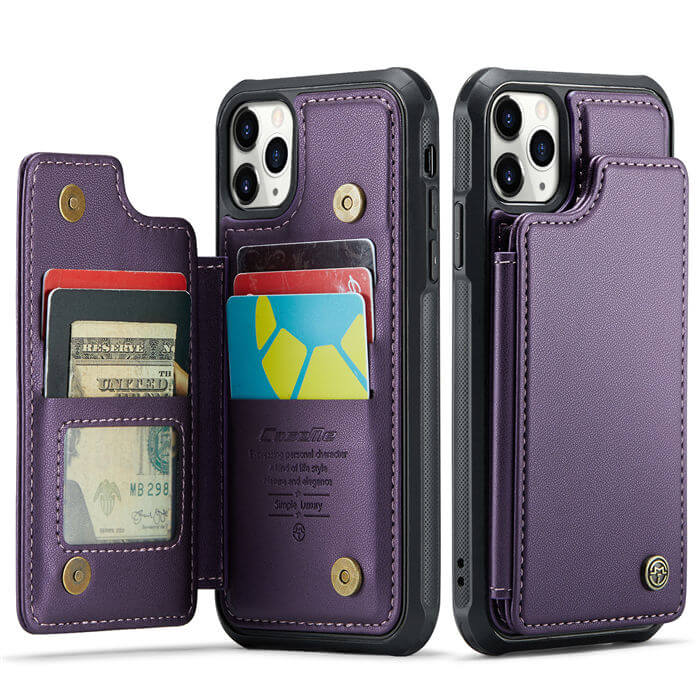 CaseMe iPhone 11 Pro Max RFID Blocking Card Holder Case