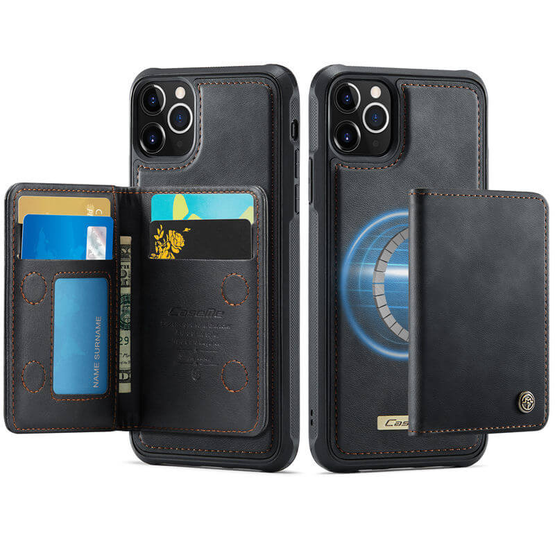 CaseMe iPhone 12 Pro Max 2-in-1 Magnetic Wallet Case