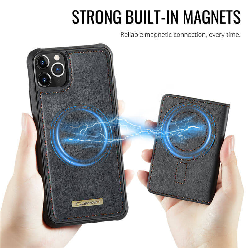 CaseMe iPhone 12 Pro Max 2-in-1 Magnetic Wallet Case