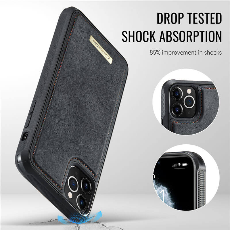 CaseMe iPhone 12 Pro Max 2-in-1 Magnetic Wallet Case