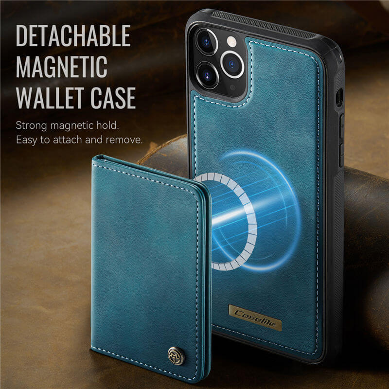 CaseMe iPhone 12 Pro Max 2-in-1 Magnetic Wallet Case