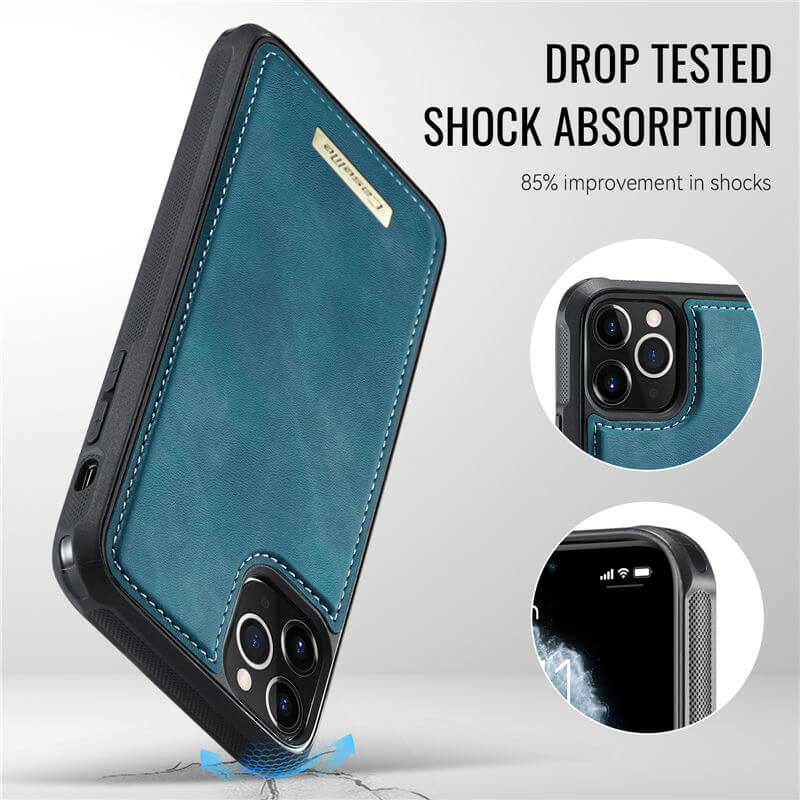 CaseMe iPhone 12 Pro Max 2-in-1 Magnetic Wallet Case