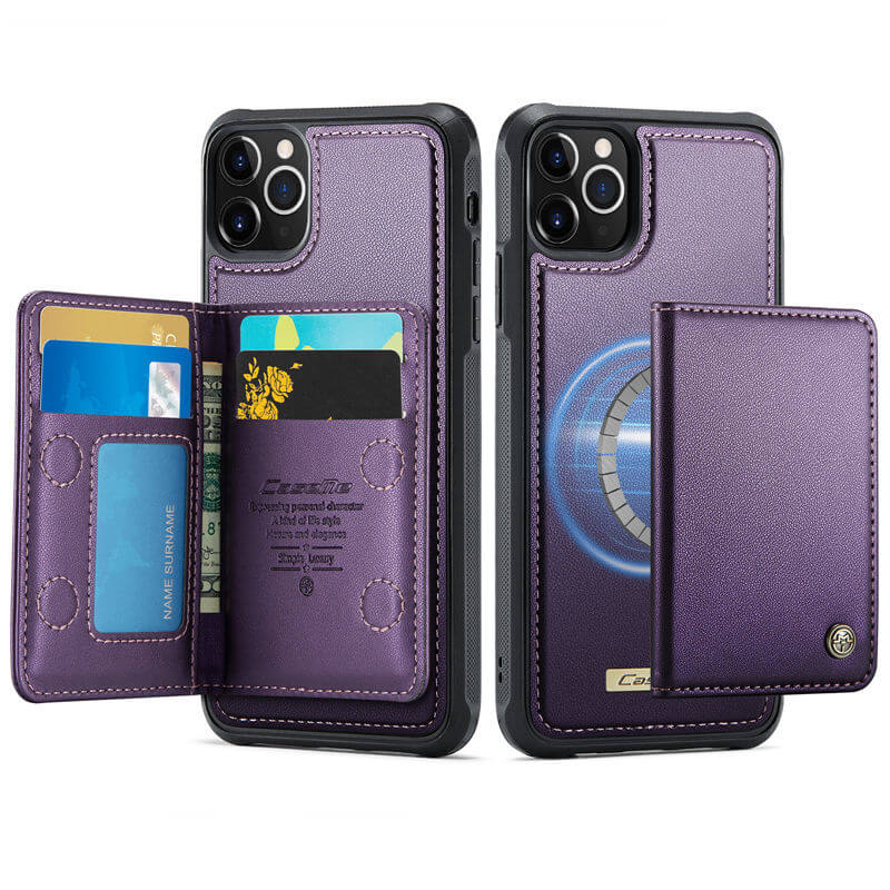 CaseMe iPhone 12 Pro Max 2-in-1 Magnetic Wallet Case