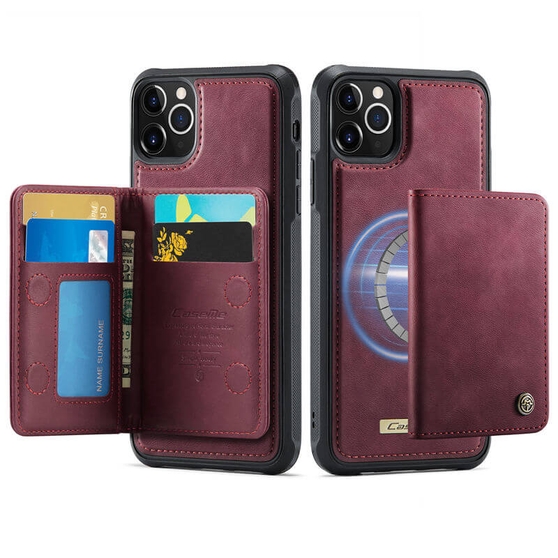CaseMe iPhone 12 Pro Max 2-in-1 Magnetic Wallet Case