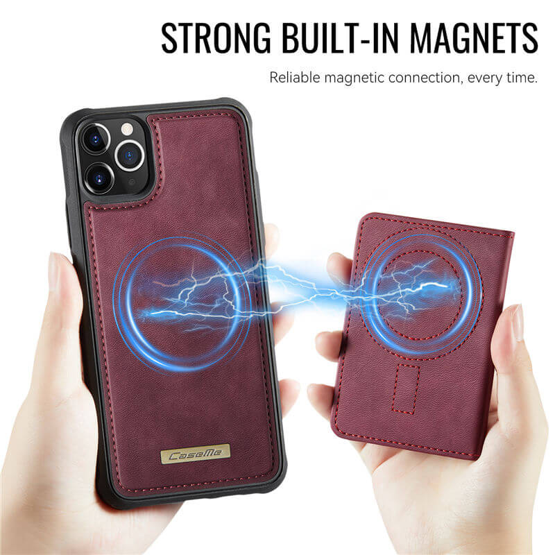 CaseMe iPhone 12 Pro Max 2-in-1 Magnetic Wallet Case