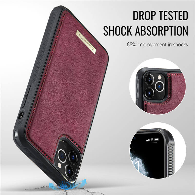 CaseMe iPhone 12 Pro Max 2-in-1 Magnetic Wallet Case