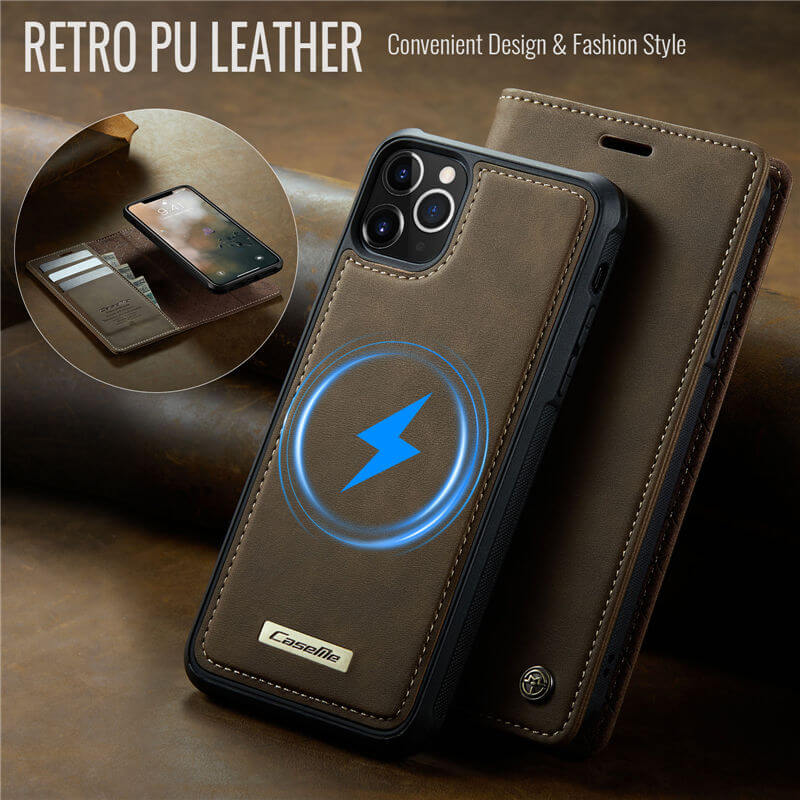 CaseMe iPhone 11 Pro 2-in-1 MagSafe Wallet Case with RFID Blocking