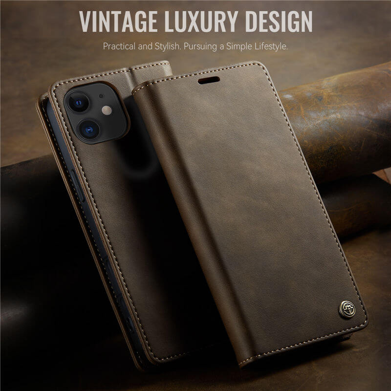CaseMe iPhone 11 Magnetic Wallet Case with RFID Protection