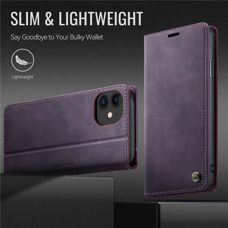 CaseMe iPhone 11 Magnetic Wallet Case with RFID Protection
