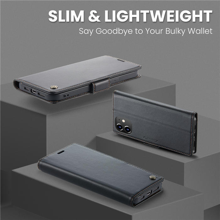 CaseMe iPhone 12/12 Pro Wallet RFID Blocking Magnetic Buckle Case