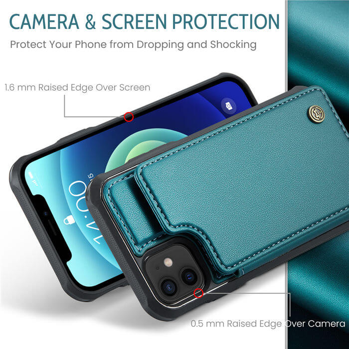 CaseMe iPhone 12/12 Pro RFID Blocking Card Holder Case