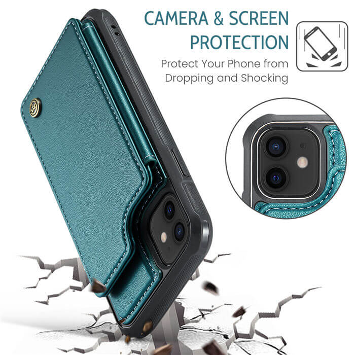 CaseMe iPhone 12/12 Pro RFID Blocking Card Holder Case