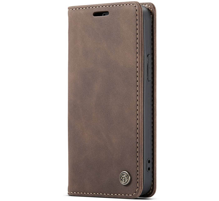 CaseMe iPhone 12 Max Wallet Kickstand Magnetic Flip Leather Case