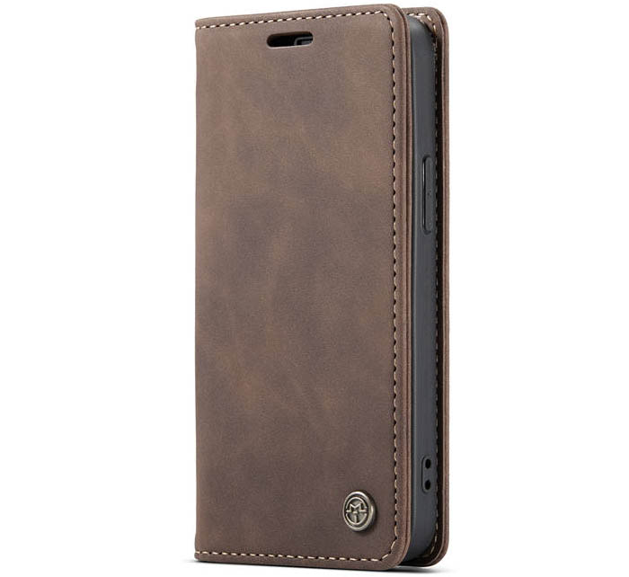 CaseMe iPhone 12 Wallet Kickstand Magnetic Flip Leather Case