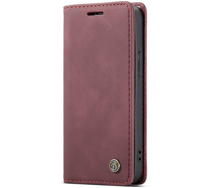 CaseMe iPhone 12 Wallet Kickstand Magnetic Flip Leather Case