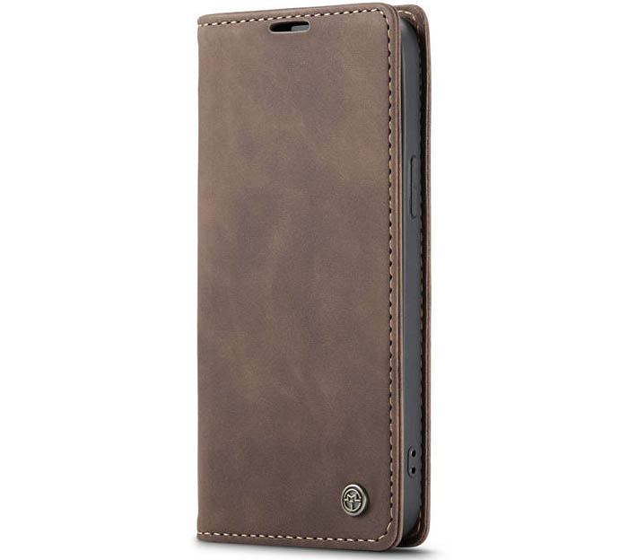 CaseMe iPhone 12 Pro Wallet Kickstand Magnetic Flip Leather Case