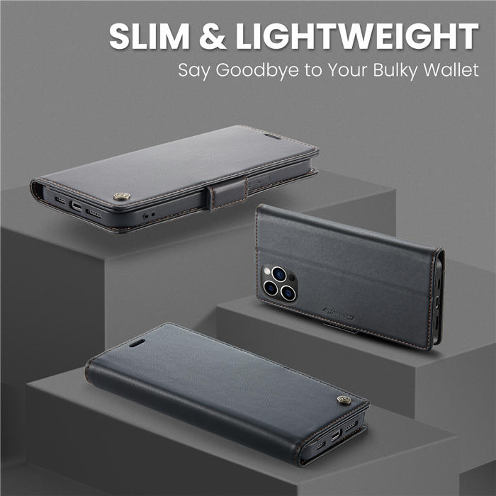CaseMe iPhone 12 Pro Max Wallet RFID Blocking Magnetic Buckle Case