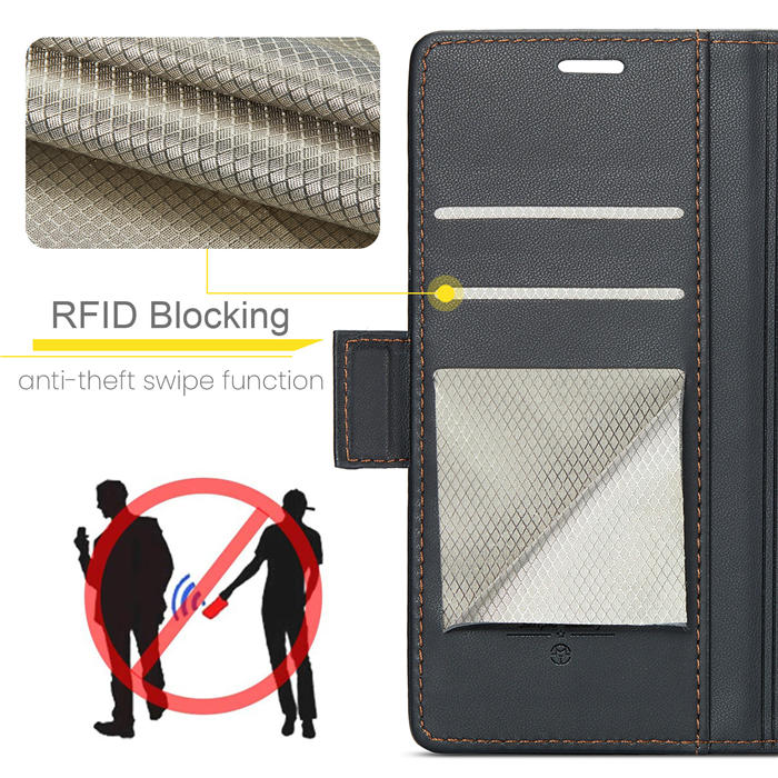 CaseMe iPhone 12 Pro Max Wallet RFID Blocking Magnetic Buckle Case