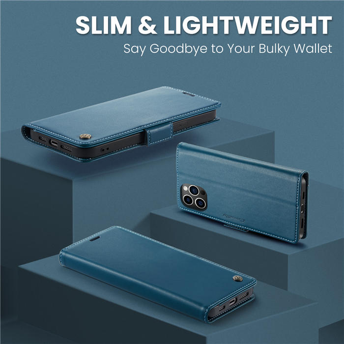 CaseMe iPhone 12 Pro Max Wallet RFID Blocking Magnetic Buckle Case