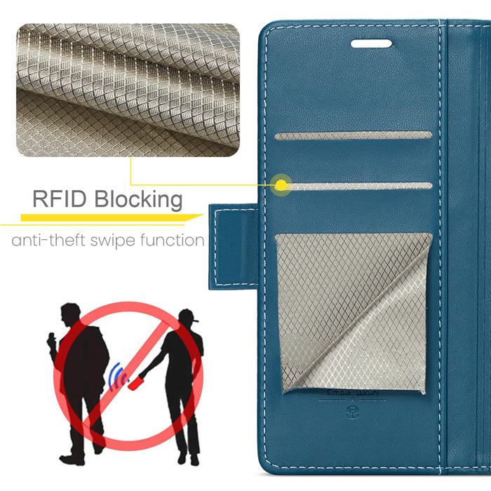 CaseMe iPhone 12 Pro Max Wallet RFID Blocking Magnetic Buckle Case