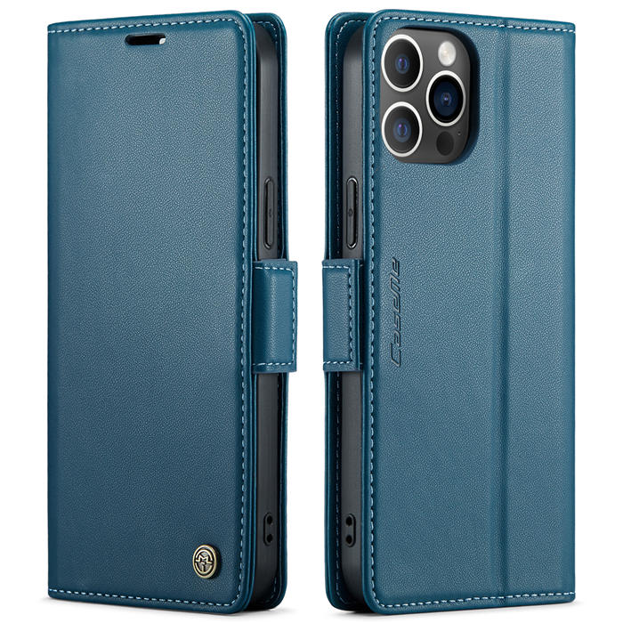 CaseMe iPhone 12 Pro Max Wallet RFID Blocking Magnetic Buckle Case