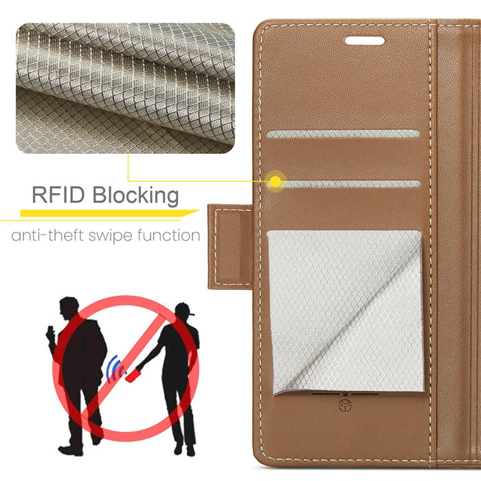 CaseMe iPhone 12 Pro Max Wallet RFID Blocking Magnetic Buckle Case