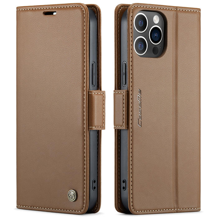 CaseMe iPhone 12 Pro Max Wallet RFID Blocking Magnetic Buckle Case