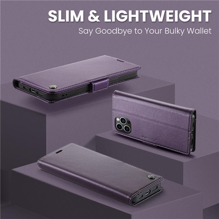 CaseMe iPhone 12 Pro Max Wallet RFID Blocking Magnetic Buckle Case