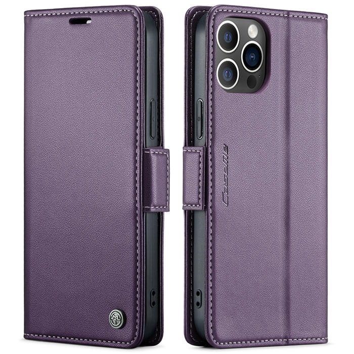 CaseMe iPhone 12 Pro Max Wallet RFID Blocking Magnetic Buckle Case