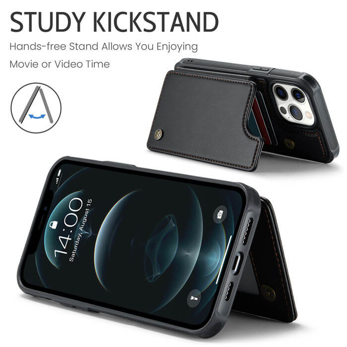CaseMe iPhone 12 Pro Max RFID Blocking Card Holder Case