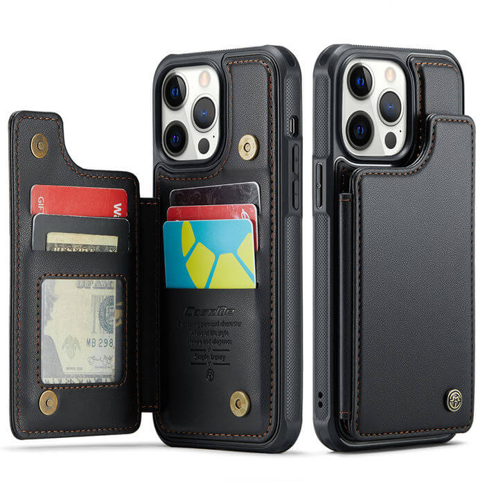 CaseMe iPhone 12 Pro Max RFID Blocking Card Holder Case