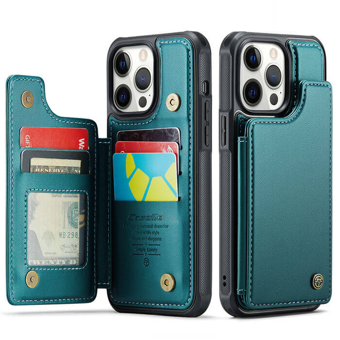 CaseMe iPhone 12 Pro Max RFID Blocking Card Holder Case