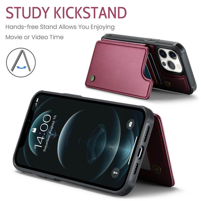 CaseMe iPhone 12 Pro Max RFID Blocking Card Holder Case