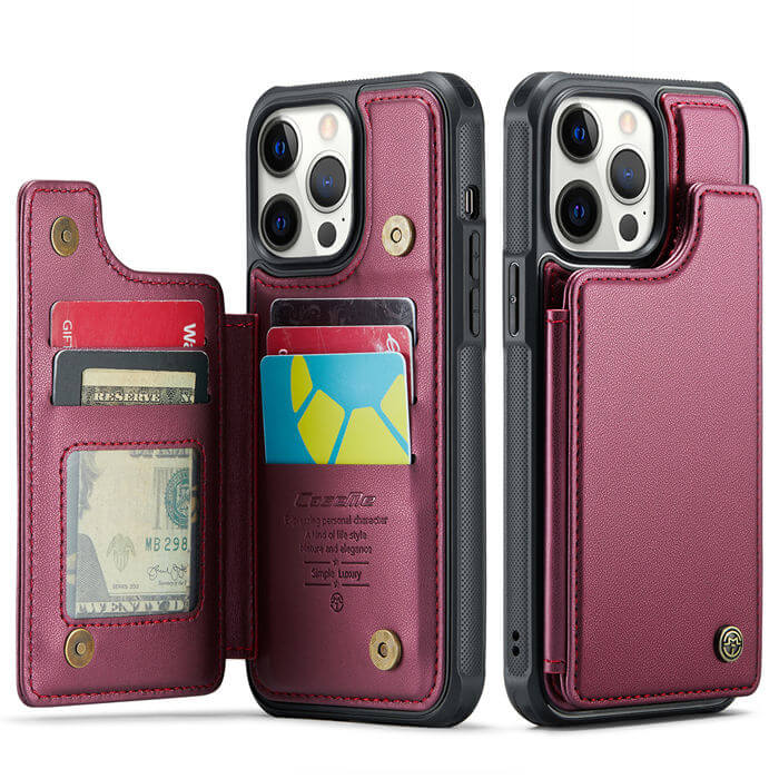 CaseMe iPhone 12 Pro Max RFID Blocking Card Holder Case