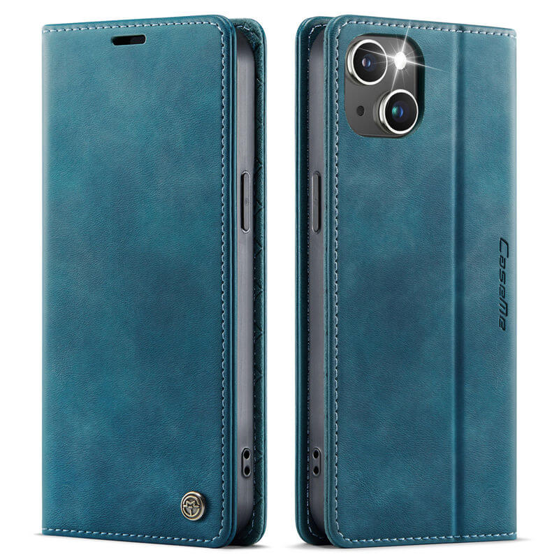 CaseMe iPhone 14 Plus Magnetic Wallet Case with RFID Blocking