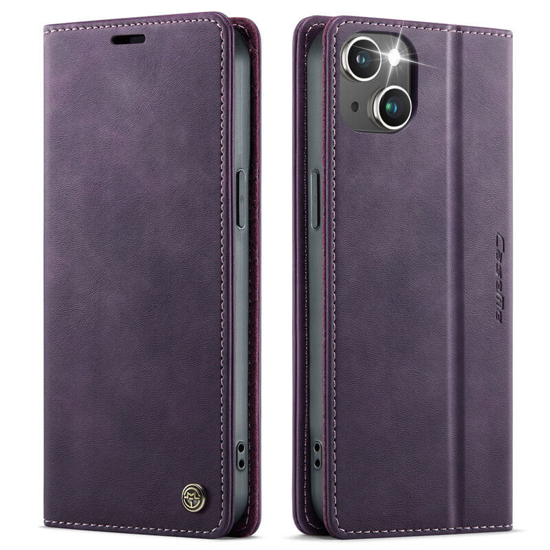 CaseMe iPhone 14 Plus Magnetic Wallet Case with RFID Blocking