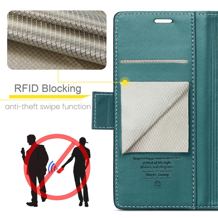 CaseMe iPhone 13 Mini Wallet RFID Blocking Magnetic Buckle Case