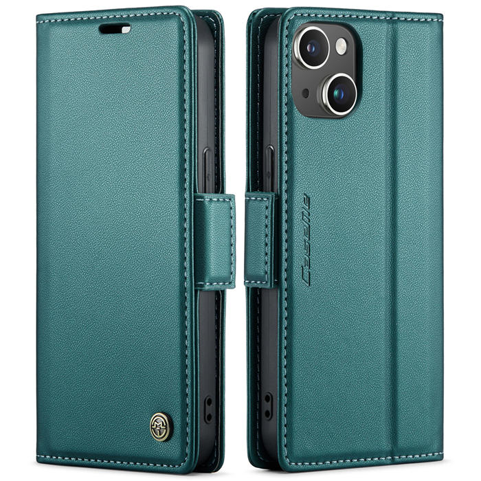 CaseMe iPhone 13 Mini Wallet RFID Blocking Magnetic Buckle Case