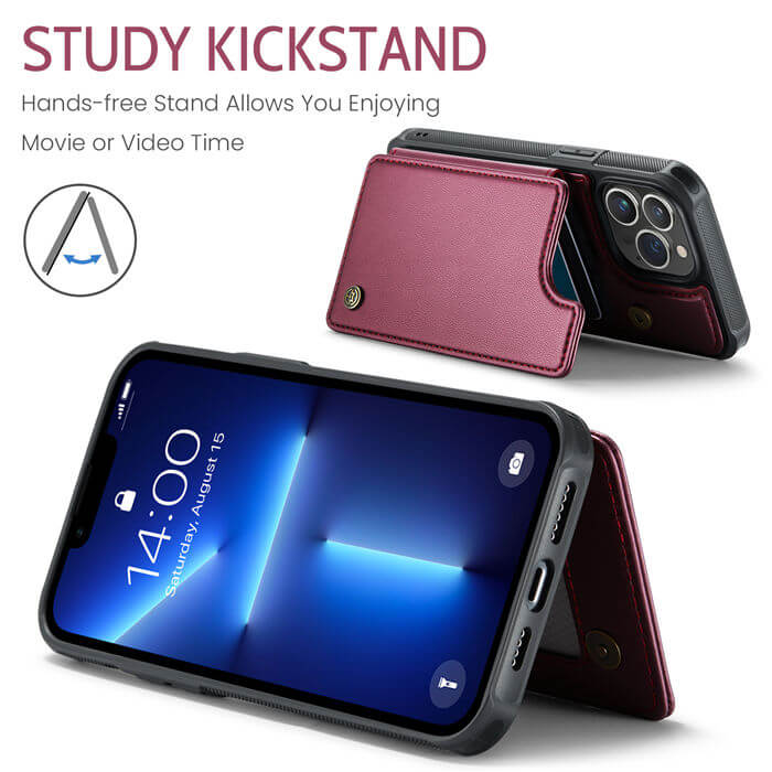 CaseMe iPhone 13 Pro RFID Blocking Card Holder Case